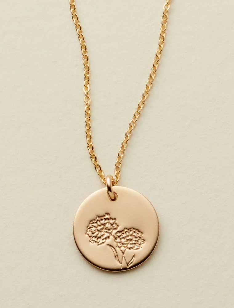MADE BY MARY October Birth Flower Necklace