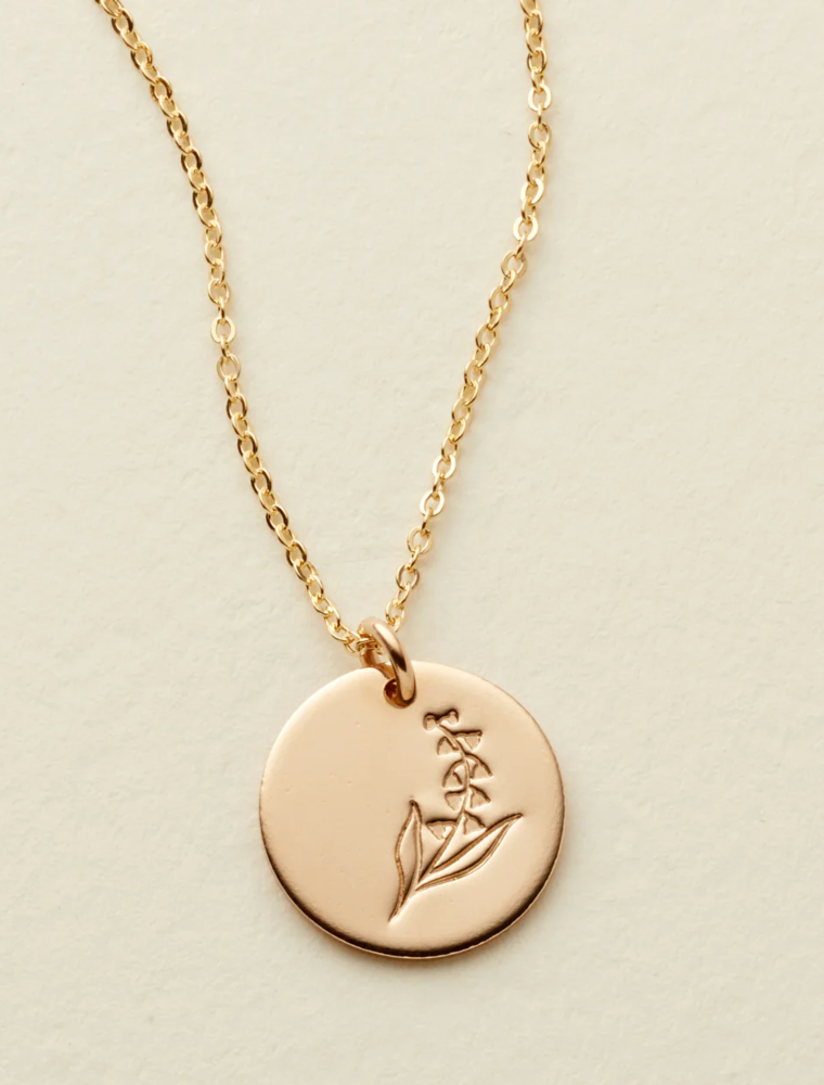 MADE BY MARY May Birth Flower Necklace