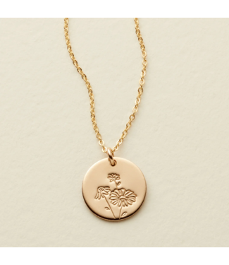 MADE BY MARY April Birth Flower Necklace