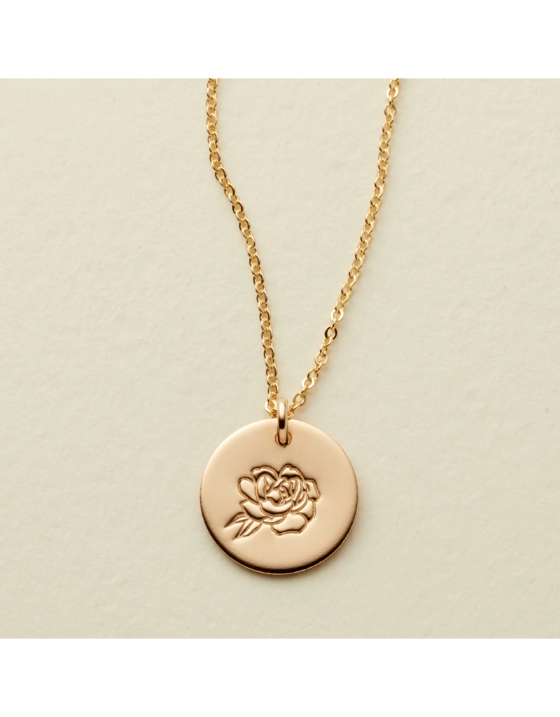 MADE BY MARY September Birth Flower Necklace