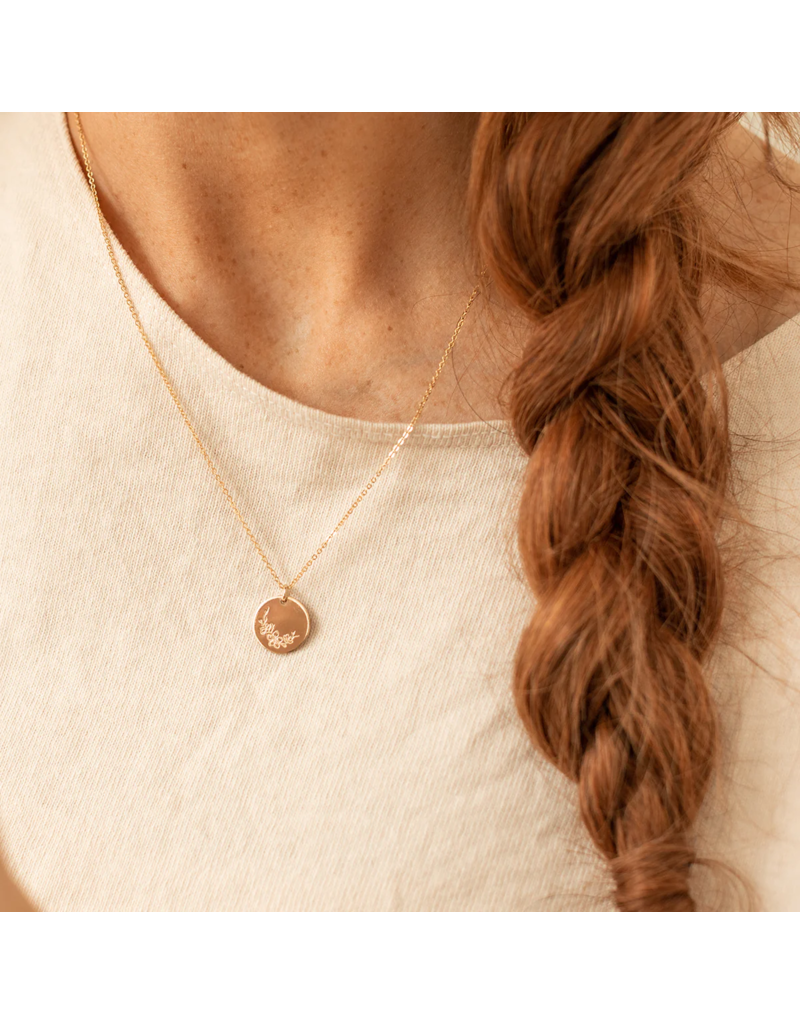 MADE BY MARY March Birth Flower Necklace