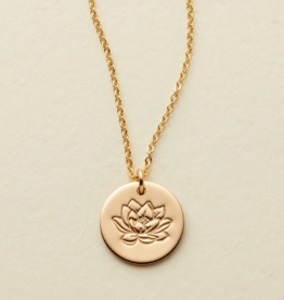 MADE BY MARY July Birth Flower Necklace