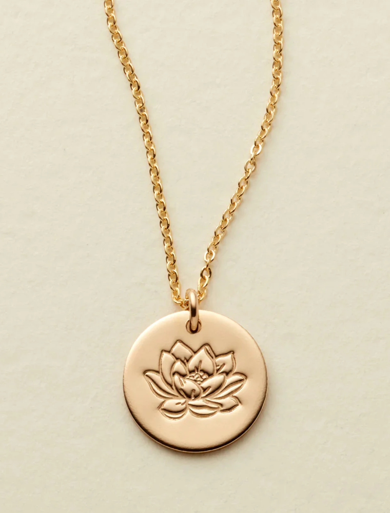 MADE BY MARY July Birth Flower Necklace