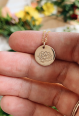 MADE BY MARY July Birth Flower Necklace