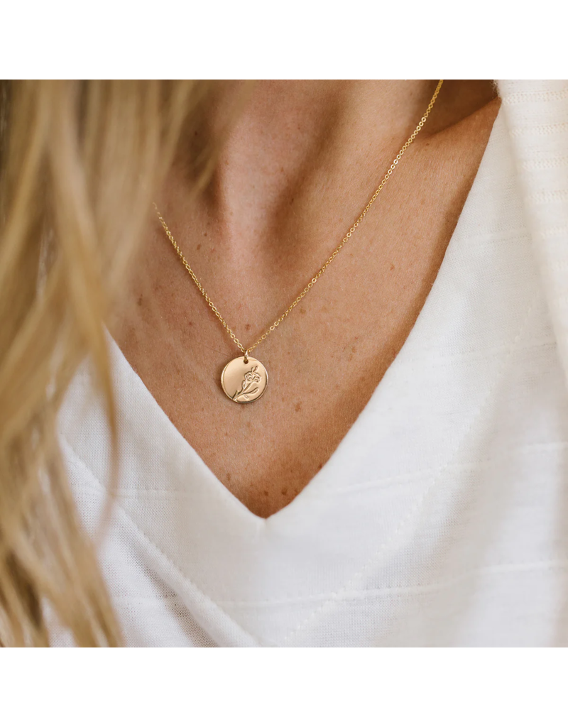 MADE BY MARY February Birth Flower Necklace