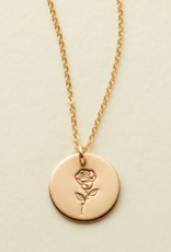 MADE BY MARY June Birth Flower Necklace