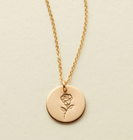 MADE BY MARY June Birth Flower Necklace