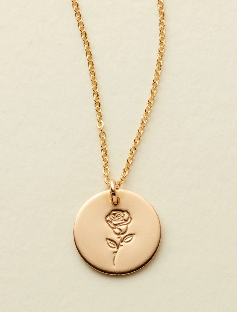 MADE BY MARY June Birth Flower Necklace