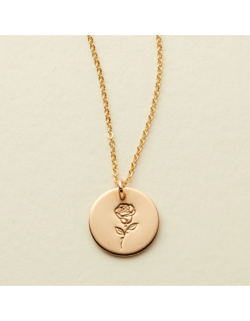 MADE BY MARY June Birth Flower Necklace