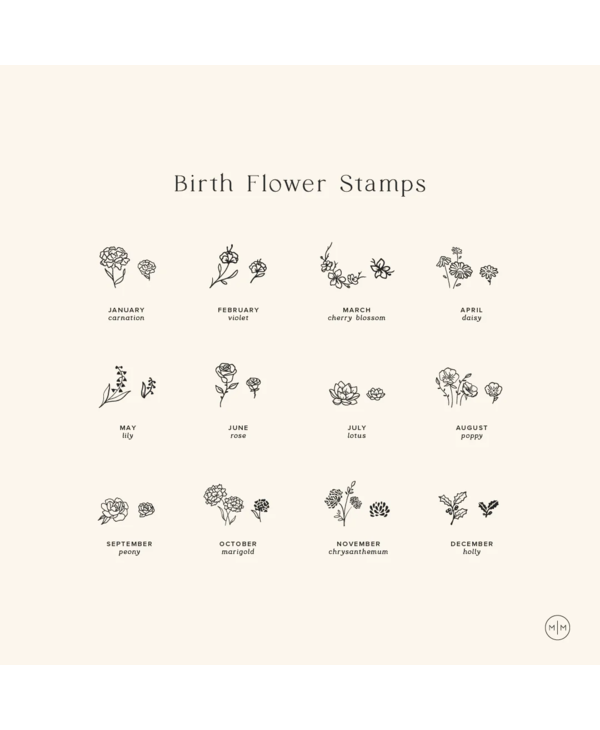 Made By Mary June Birth Flower Necklace Her Hide Out