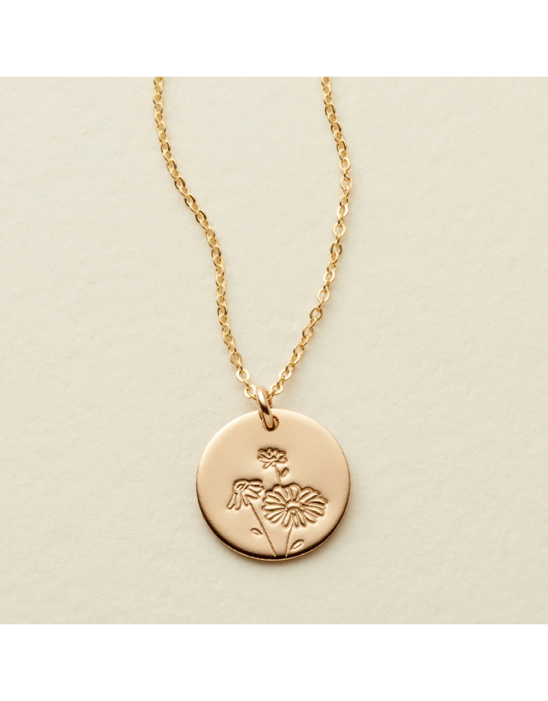 MADE BY MARY November Birth Flower Necklace