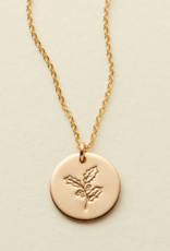 MADE BY MARY December Birth Flower Necklace