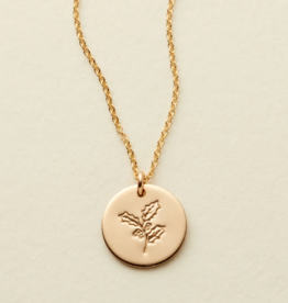MADE BY MARY December Birth Flower Necklace