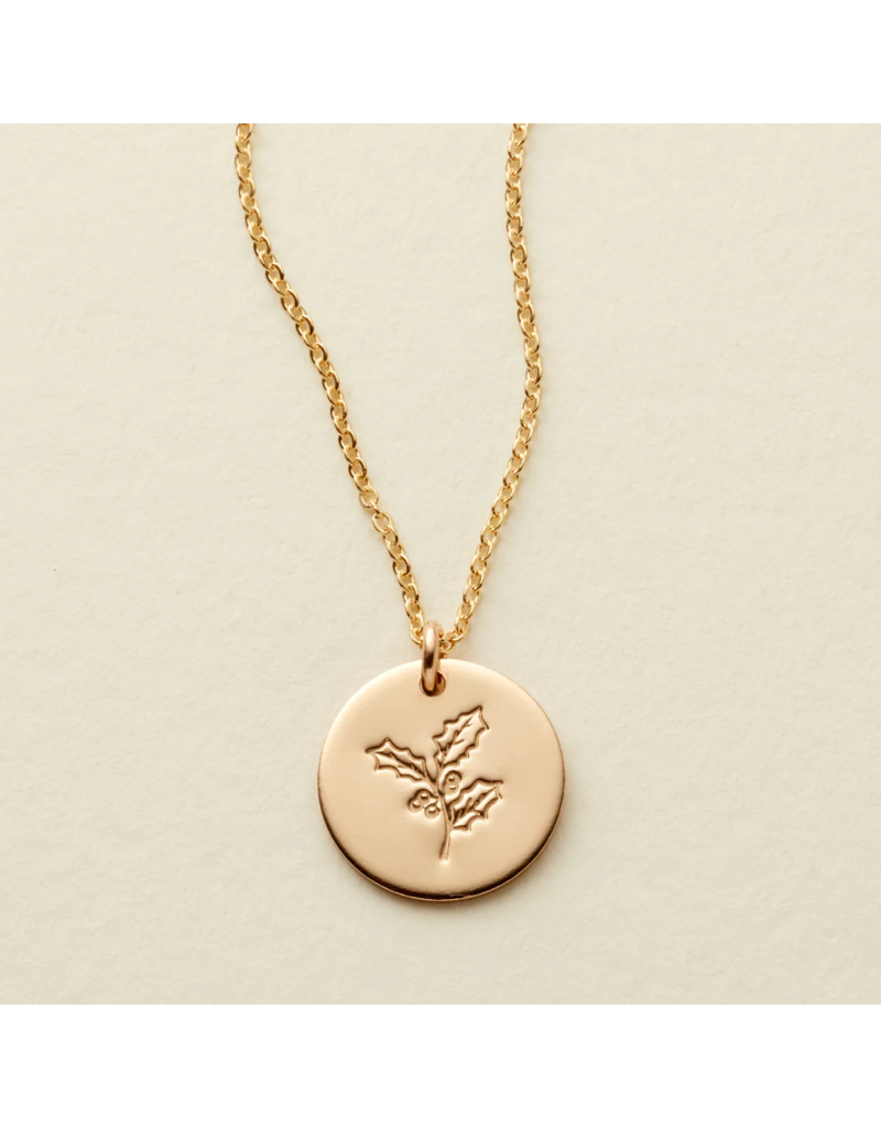 MADE BY MARY December Birth Flower Necklace