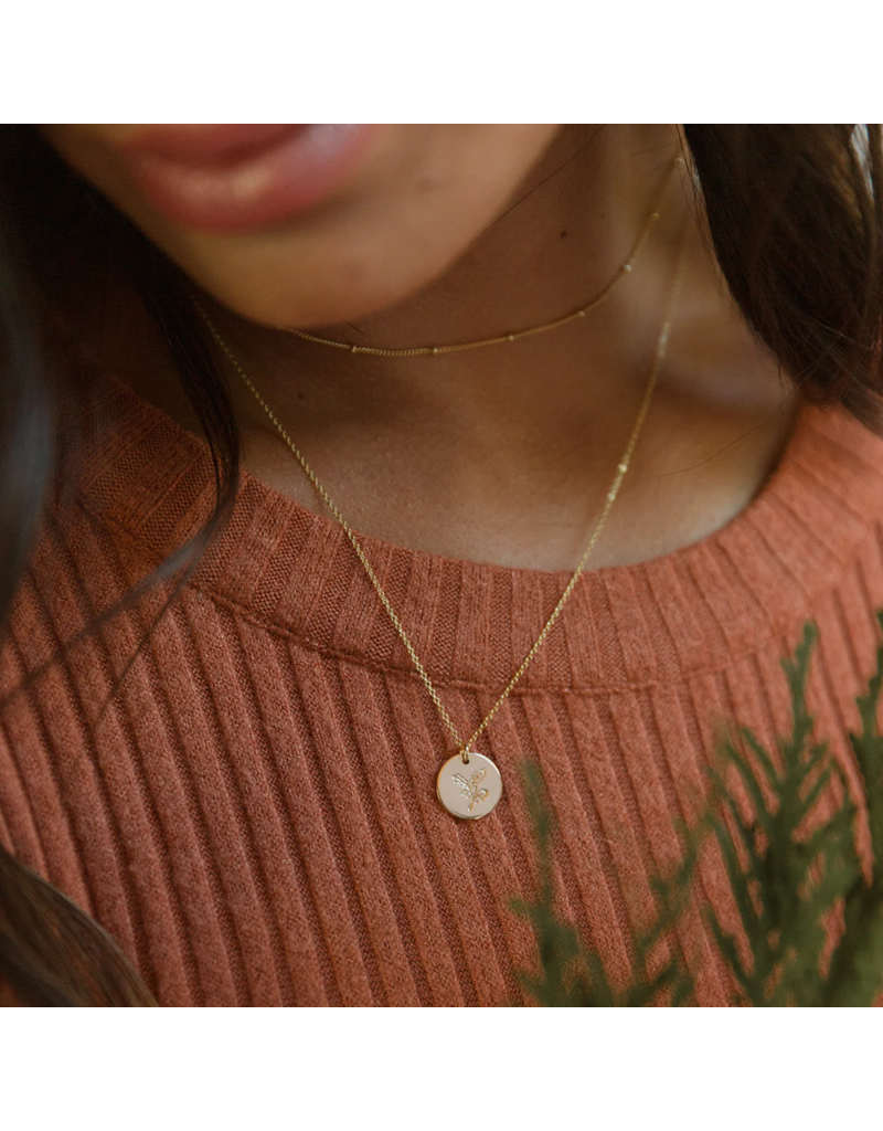 MADE BY MARY December Birth Flower Necklace