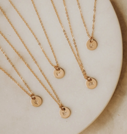 MADE BY MARY Evie Charm Disc Necklace