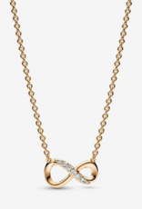 PANDORA Sparkling Infinity Collier Necklace in Gold