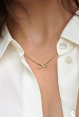 PANDORA Sparkling Infinity Collier Necklace in Gold