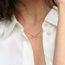 Sparkling Infinity Collier Necklace in Gold