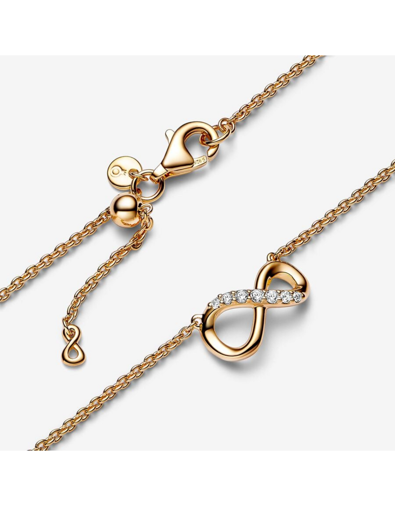 PANDORA Sparkling Infinity Collier Necklace in Gold