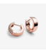 Pandora Timeless Pavé Double-Row Hoop Earrings