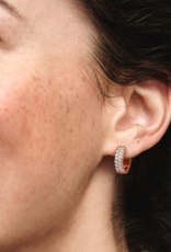 PANDORA Pandora Timeless Pavé Double-Row Hoop Earrings