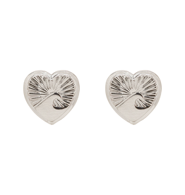 PURA VIDA Love Tide Stud Earrings in Silver