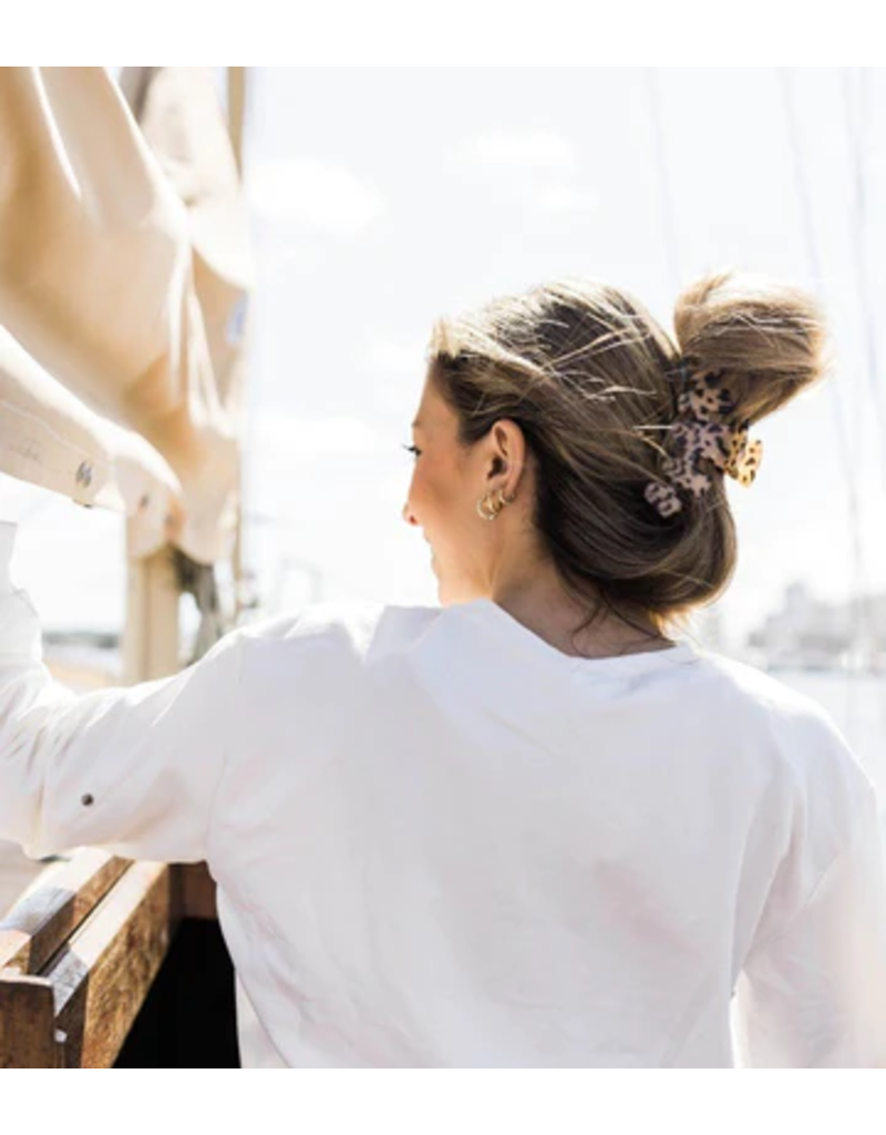 TELETIES Classic Blonde Tortoise Large Hair Clip