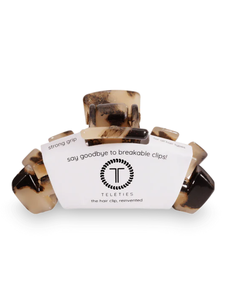 TELETIES Classic Blonde Tortoise Tiny Hair Clip