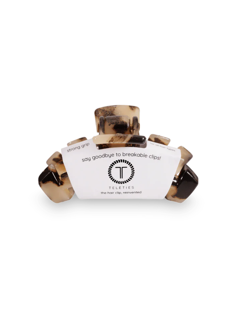 TELETIES Classic Blonde Tortoise Tiny Hair Clip
