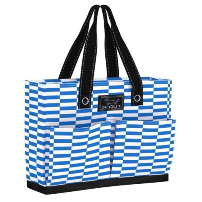 Uptown Girl Pocket Tote Bag in Checkmate