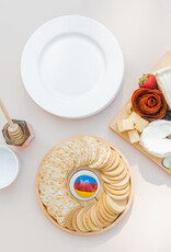 NORA FLEMING Pinstripes Maple Cracker Round