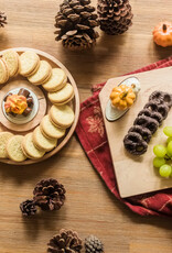 NORA FLEMING Pinstripes Maple Cracker Round