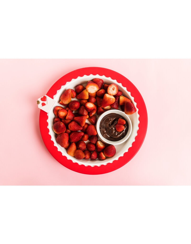 NORA FLEMING Red Silicone Band - Child Advocacy