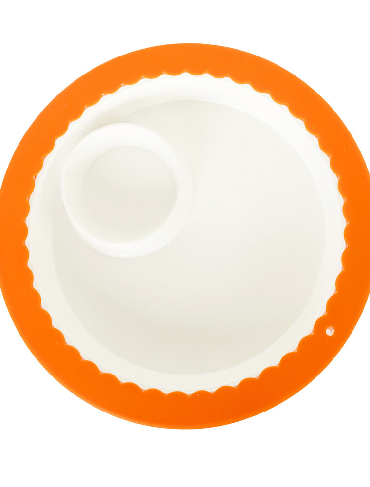 NORA FLEMING Orange Silicone Band - Pediatric Cancer