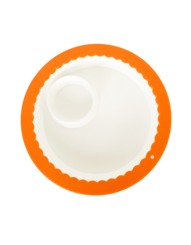 NORA FLEMING Orange Silicone Band - Pediatric Cancer