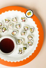 NORA FLEMING Orange Silicone Band - Pediatric Cancer