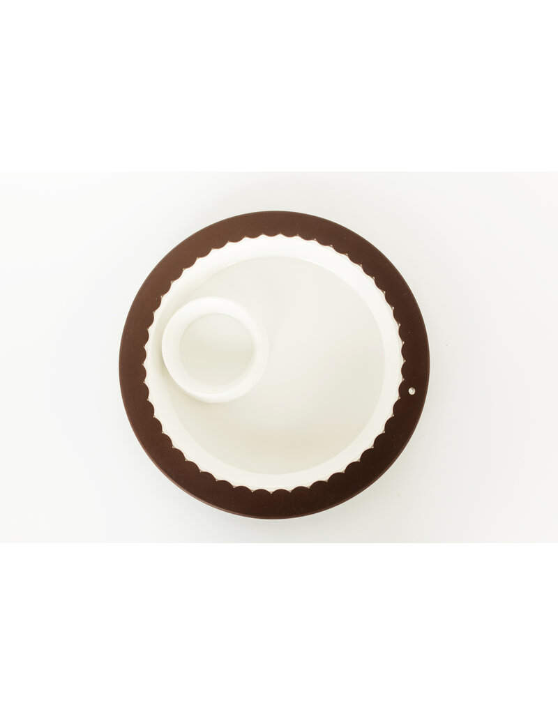 NORA FLEMING Brown Silicone Band - Literacy