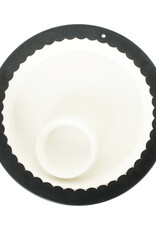 NORA FLEMING Black Silicone Band - Suicide Prevention