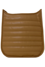AHDORNED Sarah Quilted Faux Leather Messenger - Camel