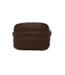 Sadie Quilted Faux Leather Zip Top Messenger - Mocha