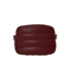 Sadie Quilted Faux Leather Zip Top Messenger - Brick