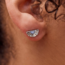 Pacifica Stud Earrings in Silver