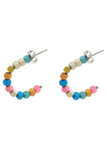 PURA VIDA Bahama Bead Hoop Earrings PURA VIDA Bahama Bead Hoop Earrings