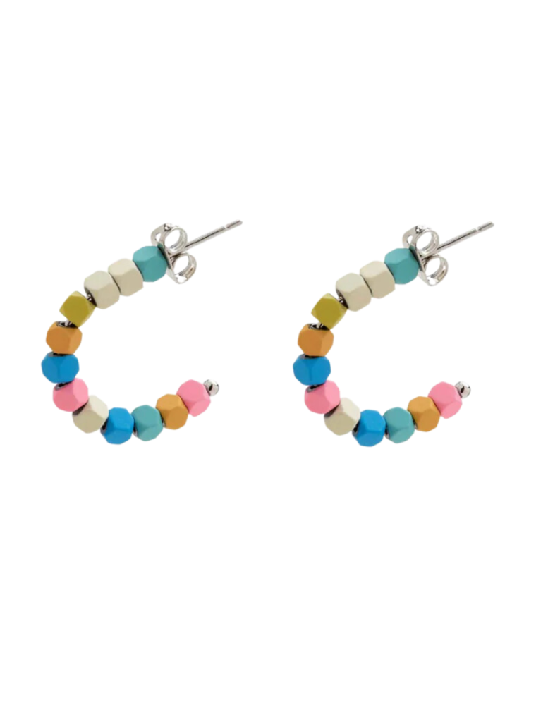 PURA VIDA Bahama Bead Hoop Earrings