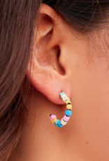 PURA VIDA Bahama Bead Hoop Earrings PURA VIDA Bahama Bead Hoop Earrings