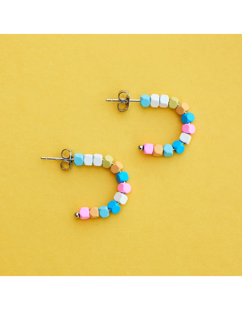 PURA VIDA Bahama Bead Hoop Earrings