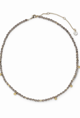 PURA VIDA Smokey Quartz Beaded Choker PURA VIDA Smokey Quartz Beaded Choker