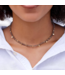 Smokey Quartz Beaded Choker