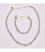 Smokey Quartz Beaded Choker